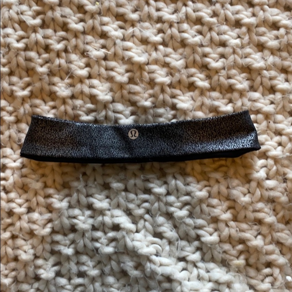 Grey lululemon headband